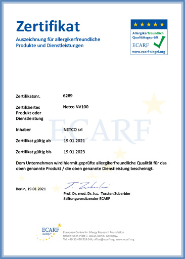 ECARF Zertifikat